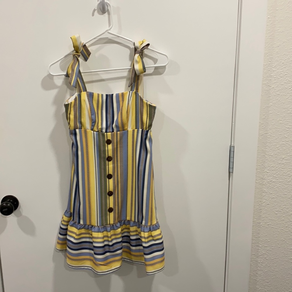 Juniors striped sundress sz 6